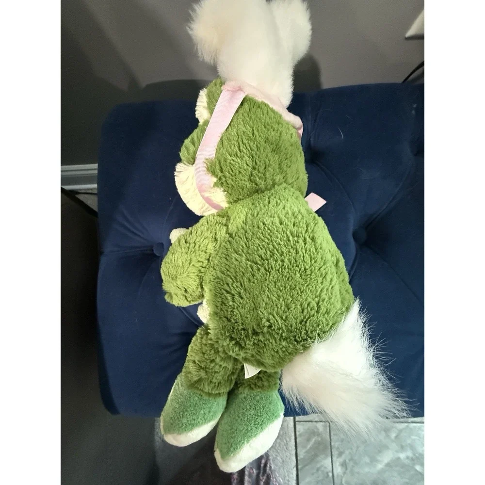 Animal Adventure Frog & Baby Plush Stuffed Green‎ Toy Slippers 16